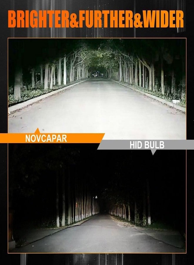NOVCAPAR D3S D3R LED Bulb,24000LM +600% Brightness,6500K Cool White,Plug and Play,D3S LED Bulbs Canbus Error Free,Fog Light Bulbs,Pack of 2 - Image 5